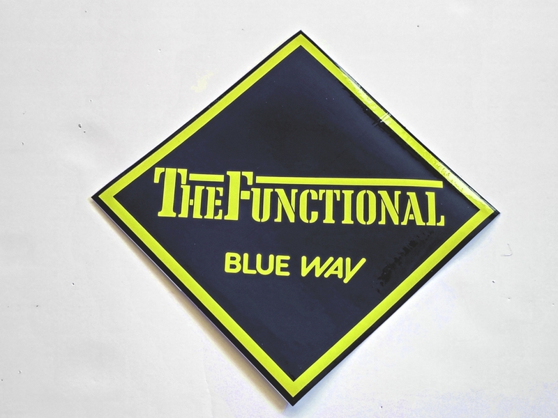 ♪新品♪ステッカー③ 【BLUE WAY】ブルーウェイ★紺×黄色★