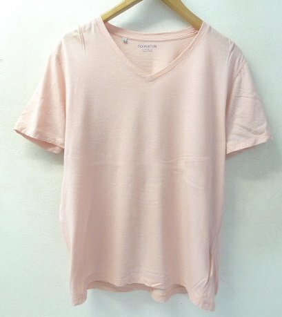 ◆nonnative ノンネイティブ Vネック ベーシック Tシャツ ピンク サイズ2 NN-C1719