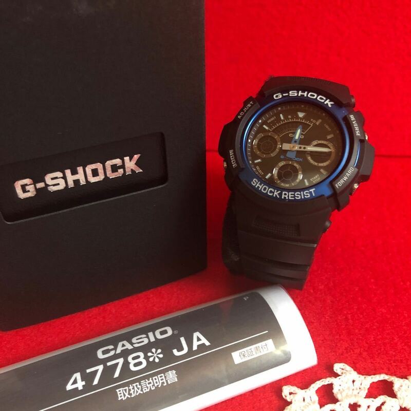 CASIO カシオ　G-SHOCK Gショック　4778-JA AW591 メンズ　腕時計　取扱説明書付き　箱付き　稼働未確認　ほぼ未使用品
