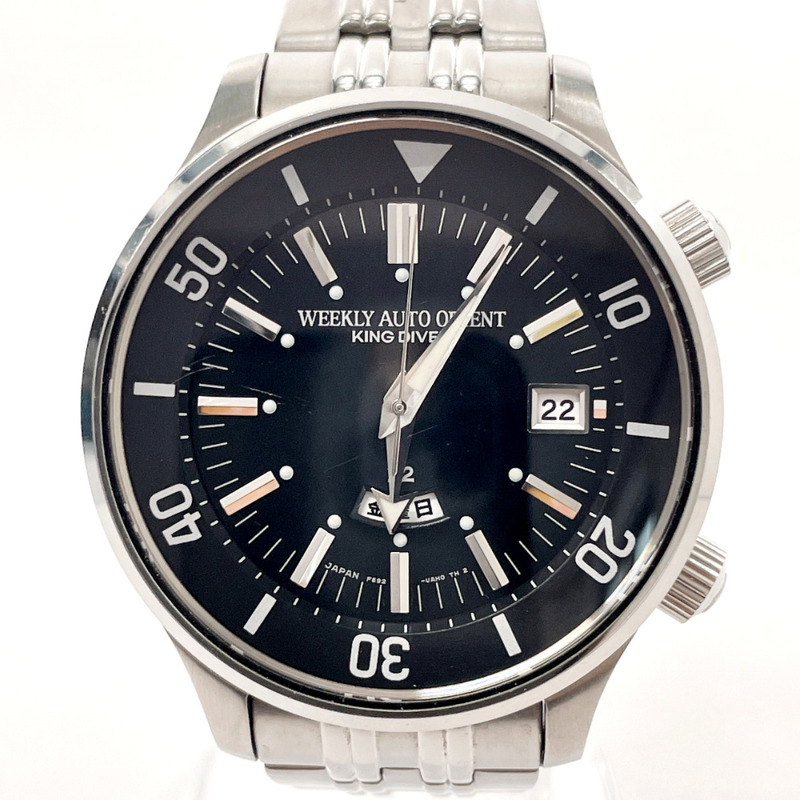 オリエント ORIENT 腕時計 F692-UAKO キングダイバー 70周年モデル 復刻モデル ステンレススチール シルバー 自動巻き
