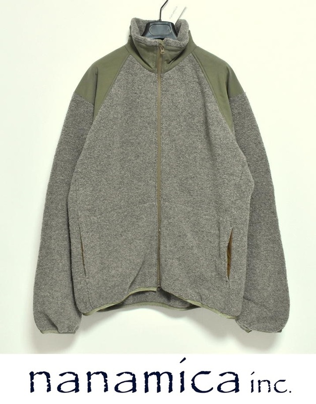 【送料無料】新品 nanamica Boiled Wool Zip Up Sweater M SUAF364 ボイルド ウール ジップ アップ セーター フリース