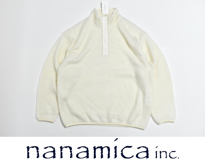 【送料無料】新品 nanamica ナナミカ PULLOVER SWEATER M 定価49500円 モヘア プルオーバーセーター モヘヤ SUJF351