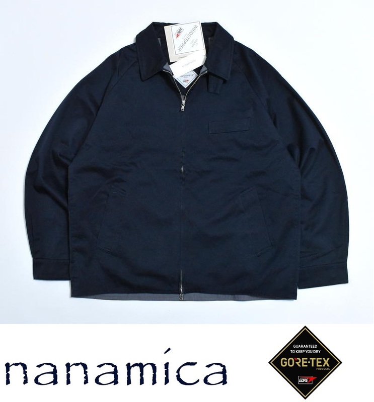 【送料無料】新品 nanamica ナナミカ WINDSTOPPER チノクルージャケット L 定価49500円 SUAF365