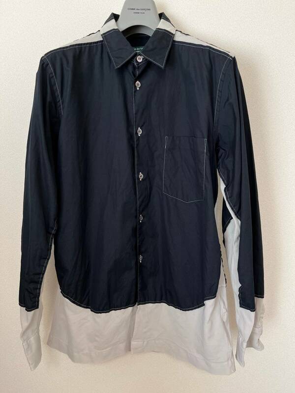 COMME des GARCONS HOMME PLUS EVER GREEN 06SS 復刻 ドッキング シャツ