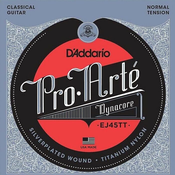 D'Addario EJ45TT Pro Arte Dynacore Titanium Trebles Normal ダダリオ クラシック弦
