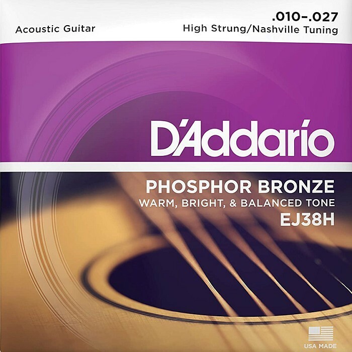 ナッシュビルチューニング用 D'Addario EJ38H Nashville 010-027 Phosphor Bronze ダダリオ アコギ弦