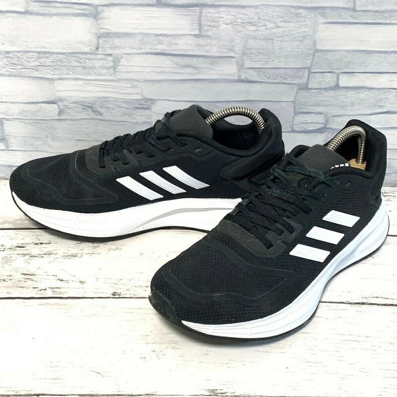 R5507bE adidas アディダス スニーカー ブラック×ホワイト レディース 23cm DURAMO 10 デュラモ10 ランニングシューズ 軽量 GX0709