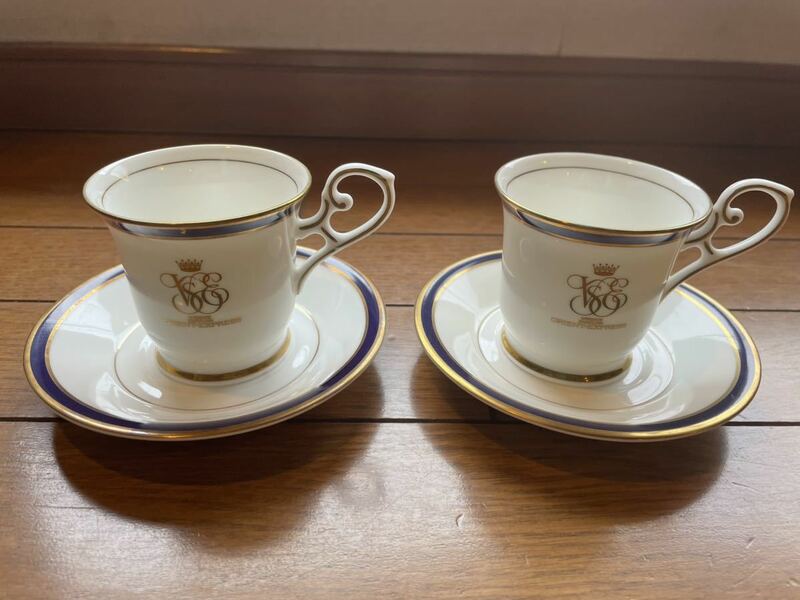 コーヒー　ティーカップ ORINTEXPRESS MOMOYAMA メイドインジャパン2個
