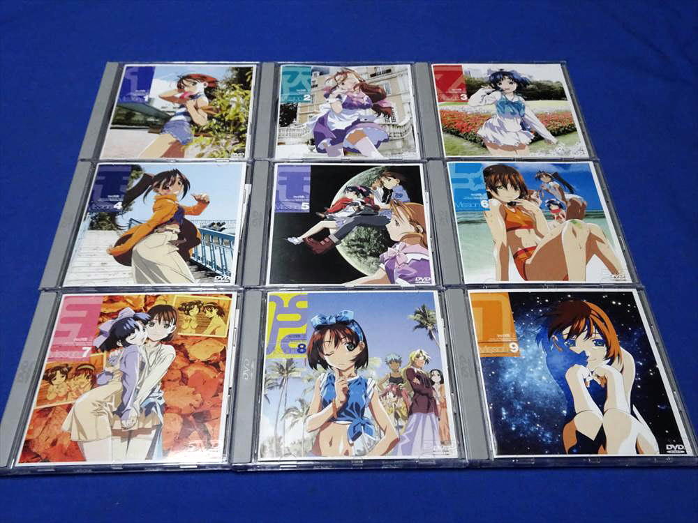 A484ad それゆけ!宇宙戦艦ヤマモト・ヨーコ(TV放送版) DVDディスク9点セット 庄司卓 高山みなみ キングレコード角川書店