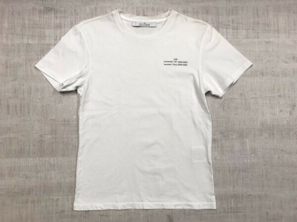 ロク rokh ロゴプリント シンプル モード デザイナーズ ベーシック 半袖Tシャツ レディース 白