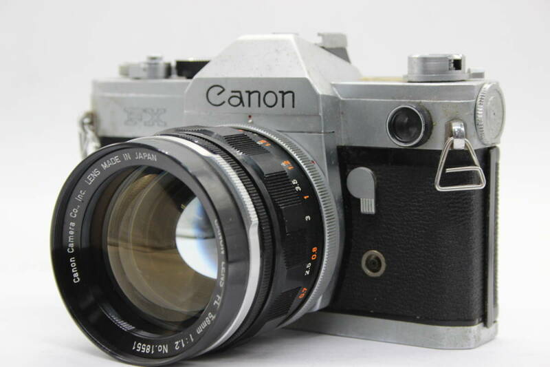 【訳あり品】 キャノン Canon FX FL 58mm F1.2 ボディレンズセット s6591
