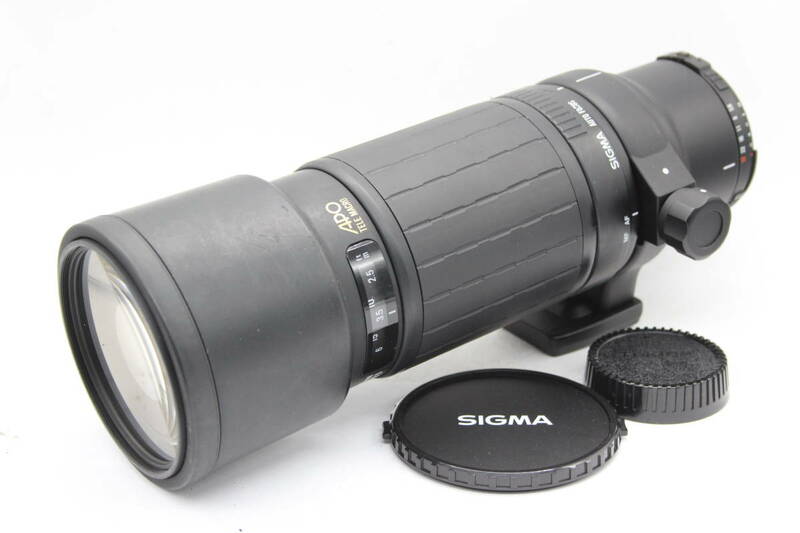 【訳あり品】 シグマ Sigma APO Tele Macro 400mm F5.6 D 前後キャップ 三脚座付き ニコンマウント レンズ s6628