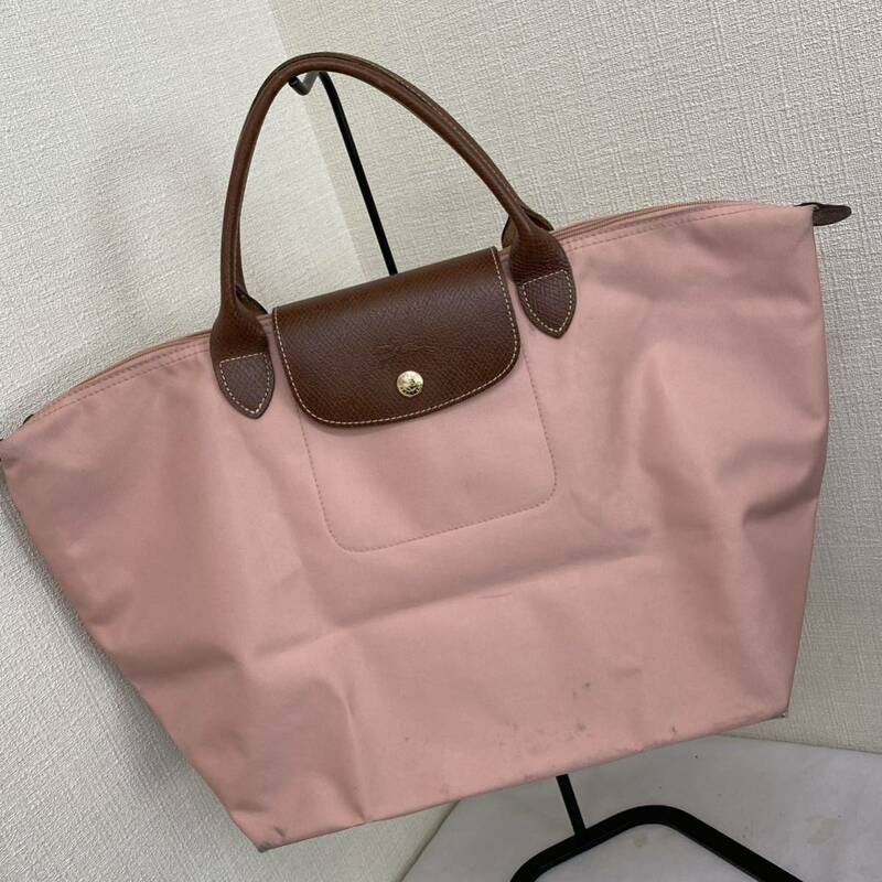 LONGCHAMP ロンシャン プリアージュ トートバッグ ピンク　折りたたみ　no.78