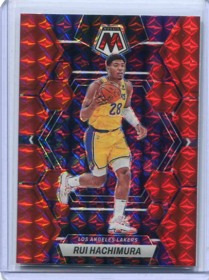 2022-23 Panini Mosaic Red Mosaic Prizm #139 Rui Hachimura 八村塁 レイカーズ