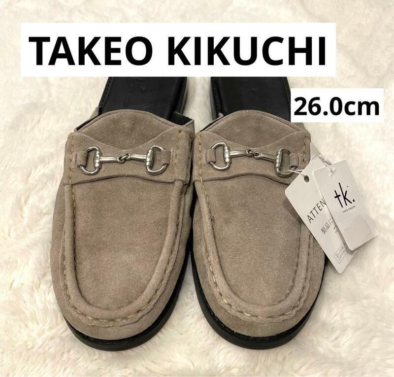 TAKEO KIKUCHI タケオキクチ 靴 サンダル ローファー　26.0ｃｍ