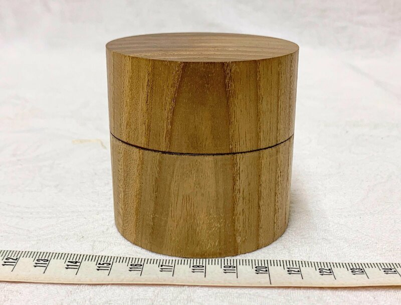 13592/京都袋師遺品 茶筒 和巾棗 木製 内金張り 漆器 茶器 茶道具
