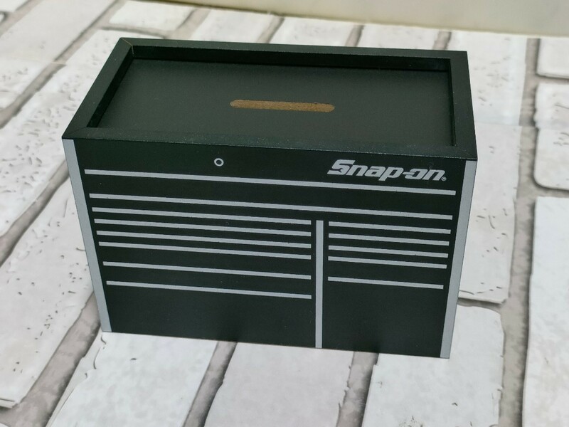 珍品。Snap-on　工具箱デザイン　木製貯金箱