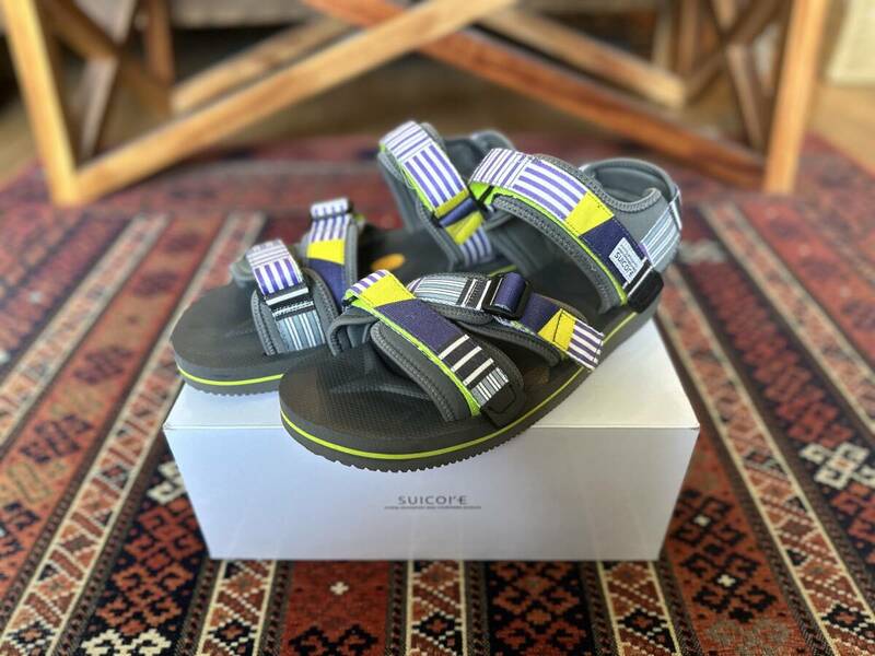 SUICOKE / KISEE-VEU2 / サンダル / US12 / Grey x Multi / Vibram / スイコック / ビブラム