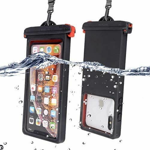定価3200スマホ防水ケース 潜水用ケース 携帯防水ケース IPX8標準防水レベル水深さ35m水泳防水ポーチ iPhone Android全機種 顔認証ブラック
