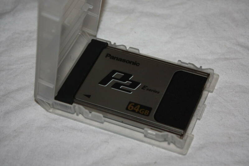 Panasonic　AJ-P2E064XG　P2カード 64GB　美品（検索：SONY、PXW-、PMW-、HXR-、Panasonic、AG-HPX、AG-AC、AJ-PX）①