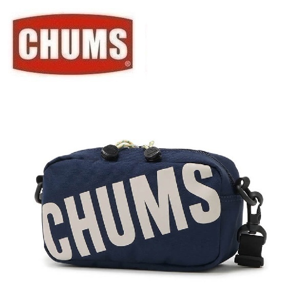 CHUMS チャムス リサイクルチャムスショルダーポーチ ネイビー CH60-3532　ショルダーバッグ　アウトドア