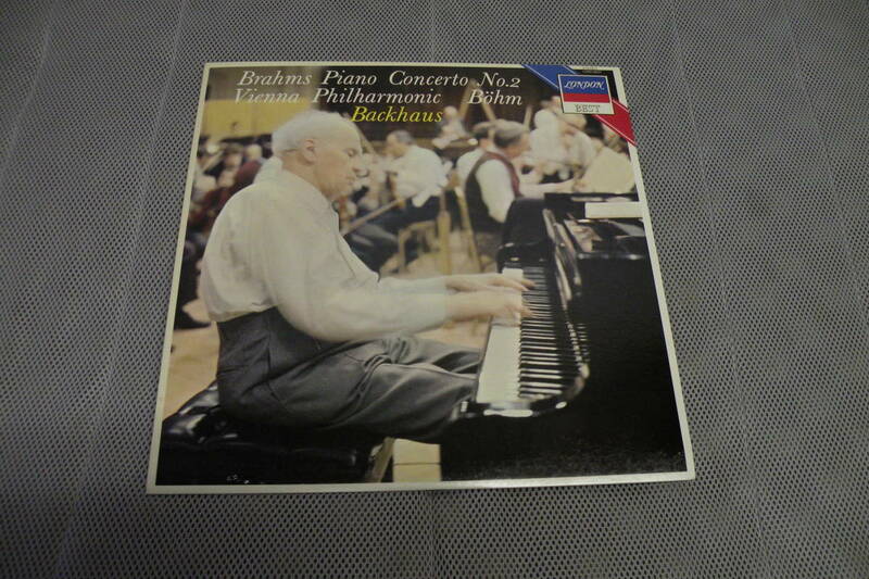 U-84　LP　ウィルヘルム・バックハウス（ピアノ）指揮：カール・ベーム/ブラームス　ピアノ協奏曲　第２番　変ロ長調、