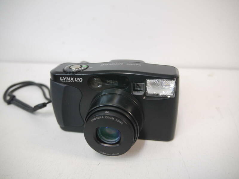 816 KYOCERA LYNX120 PANORAMA f=38mm-120mm 京セラ コンパクトフィルムカメラ パノラマ フィルムカメラ
