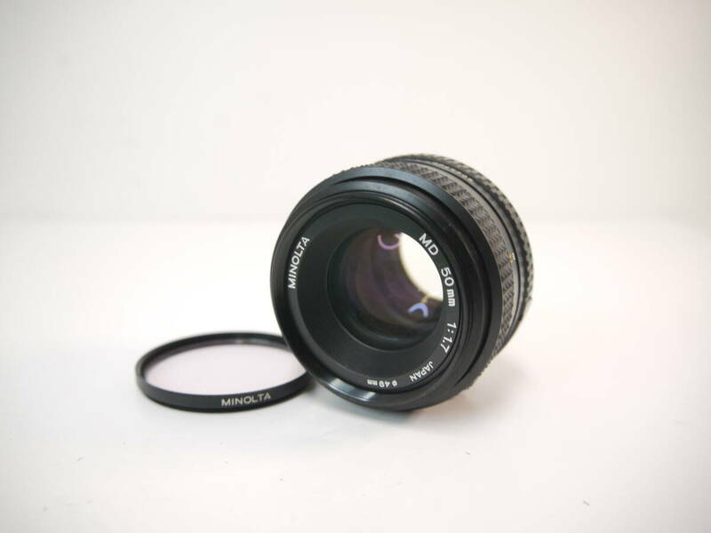 959 MINOLTA MD 1:1.7 f=50mm ミノルタ 単焦点レンズ MFレンズ カメラレンズ