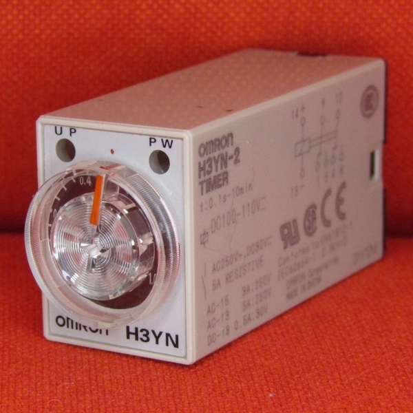 TON2 OMRON ソリッドステート・タイマ【H3YN-2】DC100～110V 0.1s～10min 2接点 5A