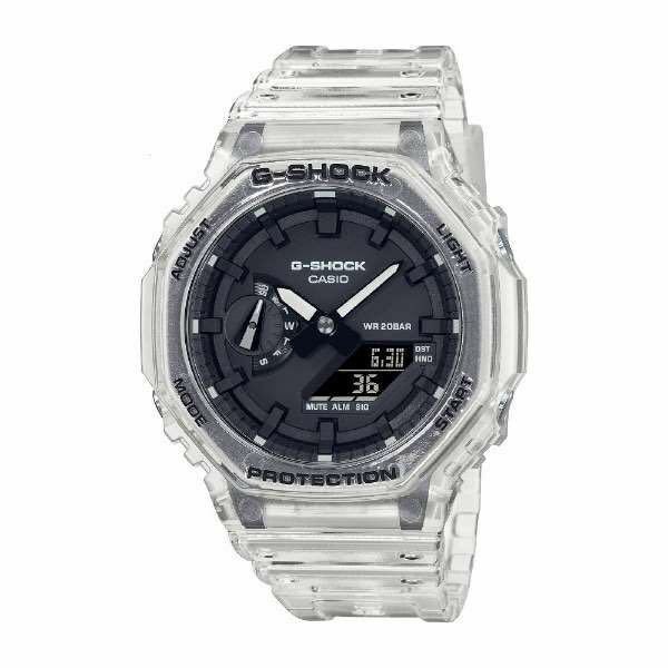 【美品】G-SHOCK G-ショック スケルトンシリーズ アナデジ GA-2100SKE-7AJF