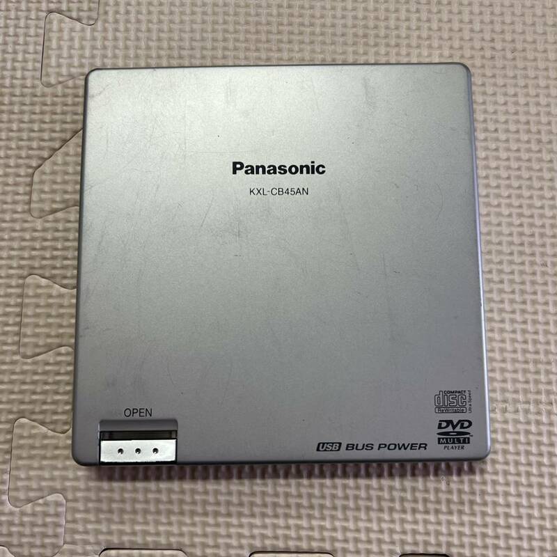 ジャンク品　パナソニック　Panasonic ポータブル DVD-ROM & CD-R/RW ドライブ KXL-CB45AN 動作未確認