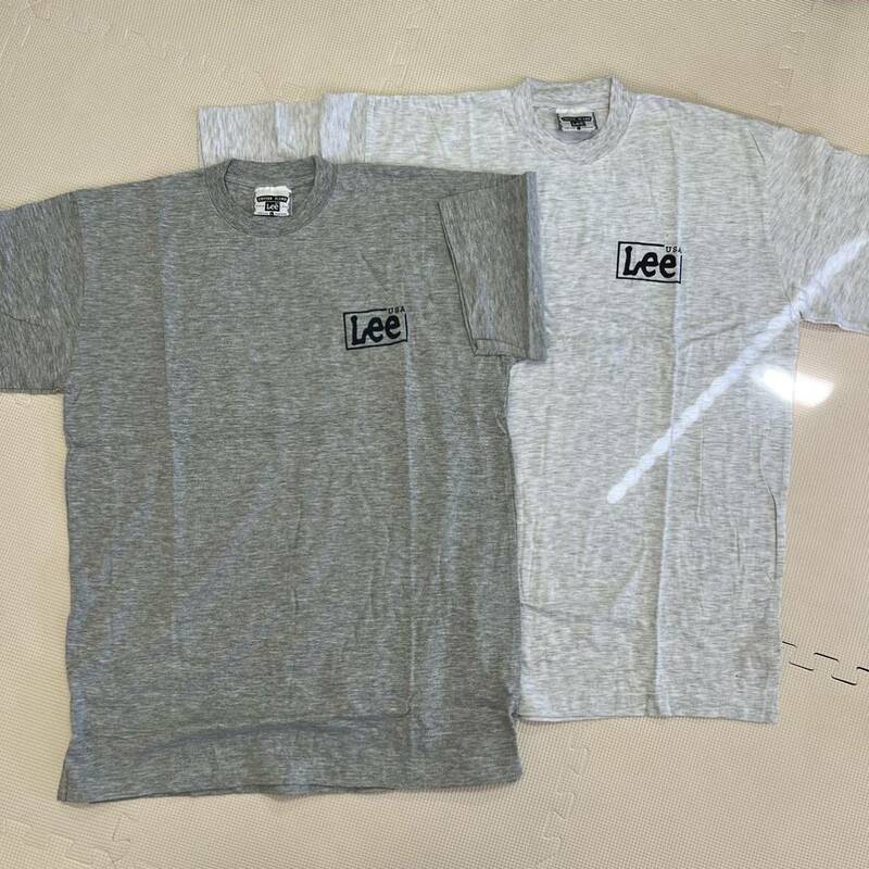 メイドイン　USA Lee 半袖Tシャツ 半袖 Tシャツ サイズL コットン100 綿100% 薄手　リー　メンズ　2枚セット