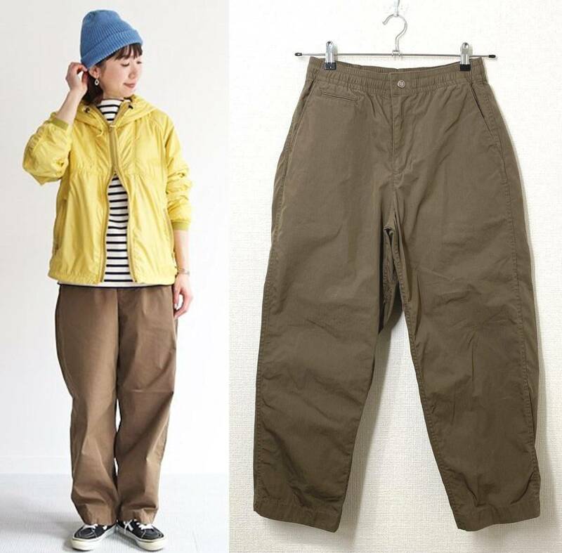 【美品】THE NORTH FACE PURPLE LABEL ノースフェイス Ripstop Shirred Waist Pants リップストップ シャーリングパンツ S ブラウン