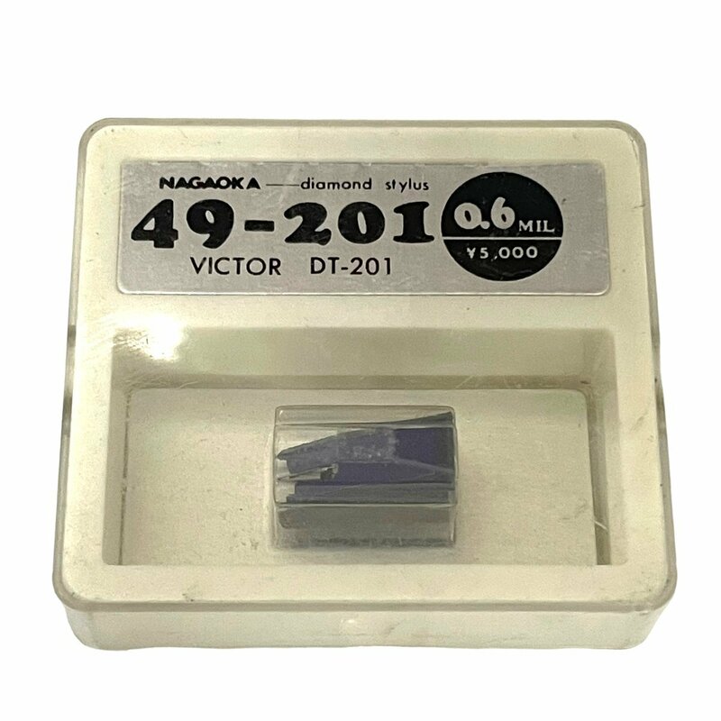 【デッドストック品　未使用 NAGAOKA ナガオカ DIAMOND STYLUS レコード針 49-201 VICTOR ビクター DT-201 ①】