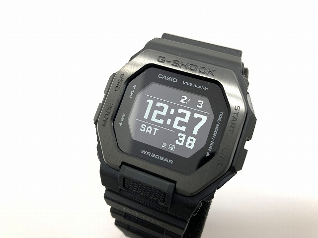 未使用品 カシオジーショック CASIO G-SHOCK G-LIDE Gライド 腕時計 黒 GBX-100NS-1JF モバイルリンク デジタルウォッチ