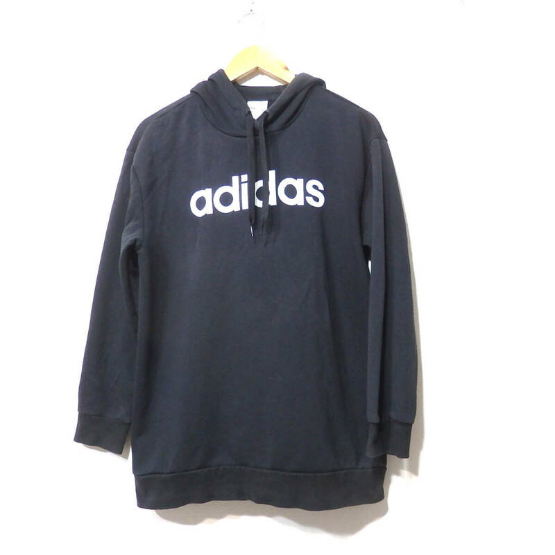 【送料無料】アディダススウェットパーカー/OTサイズ　adidas 綿　５２％　　ポリエステル４８％ WOMEN’S　レディース