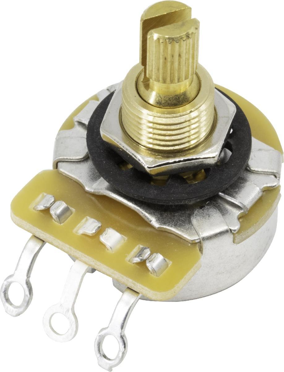 ポット Potentiometer - CTS, Audio, Knurled Shaft, 3/8'' Bushing, A250 kΩ [送料170円から 同梱可]