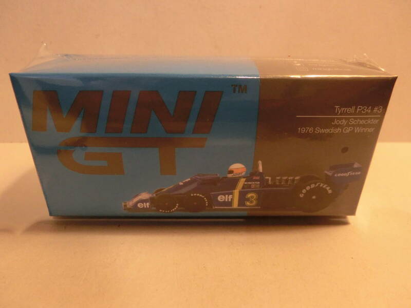 TSM MINI GT 1/64 ティレル Ｐ34 ＃3 ジョディ・シェクター 1976 スェーデンGPウィナー ＊未使用品 ＊送料220円～ 6輪タイレル　Tyrrell