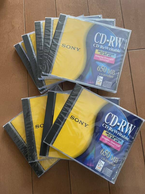 Sony CD-RW650DF 未使用　9枚セット