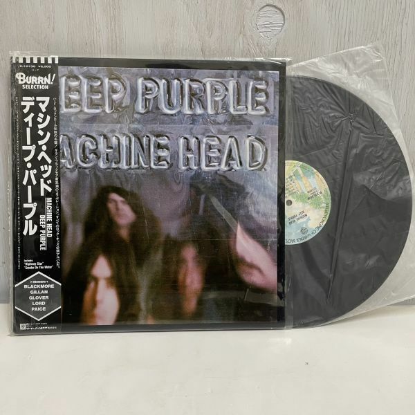 LP　レコード　マシンヘッド　Machine Head　DEEP PURPLE ディープパープル /日本盤/BURRN!セレクション/帯付き/ジャンク