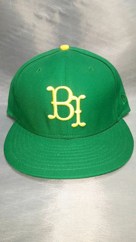 New Era BI 59 FIFTY 7 5/8 61　グリーン　レア　送料込み