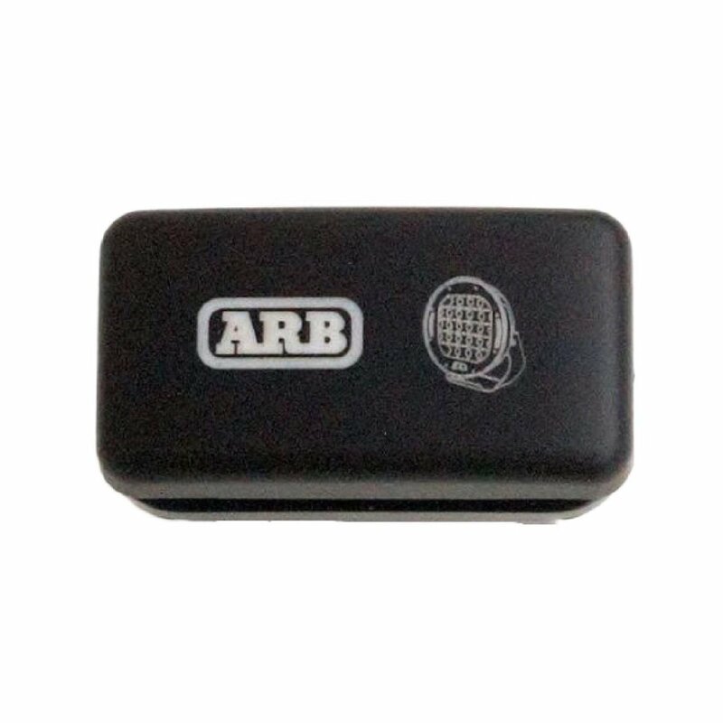正規品 ARB スイッチ 再販ランクル76、79専用 インテンシティフォグライト 横式 スイッチ グリーンLED プッシュボタン 800HLC7ITNG 「1」