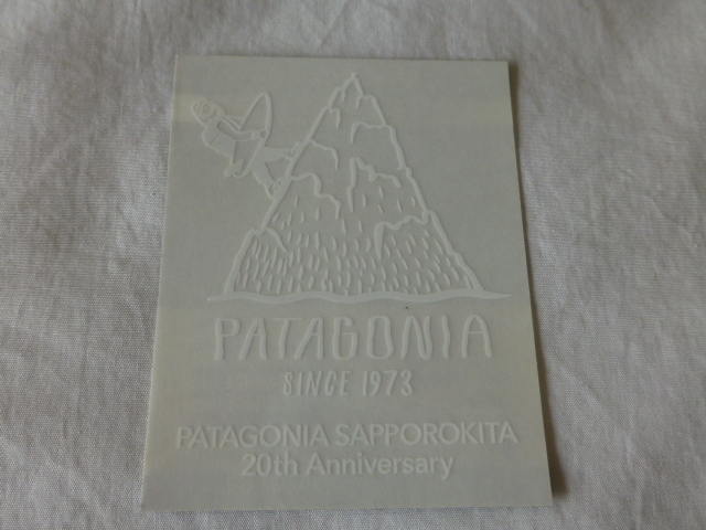 patagonia PATAGONIA SAPPOROKITA 20th Anniversary 記念ステッカー アニバーサリー パタゴニア PATAGONIA 札幌北 2014