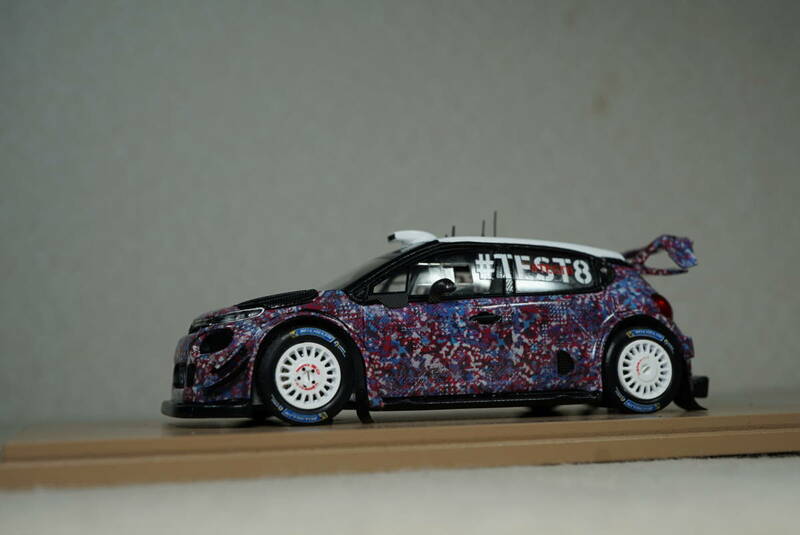 1/43 ブリーン 先行テスト spark Citroen C3 WRC 2017 TEST car #TEST8 Breen 2016 WRC シトロエン Citron TOTAL トタル WRT WRカー