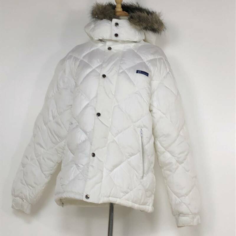 Y0590 Penfield ペンフィールド メンズ アウター ジャンパー 長袖 中綿入り キルティング生地 フード取り外し可能 Mサイズ ホワイト 白 冬