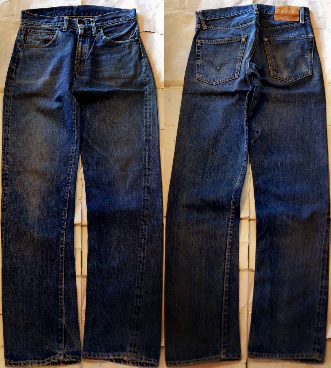 v816/LEVIS551ZXX 色落ち抜群 アタリ完璧! 60's ヴィンテージ 隠しリベット