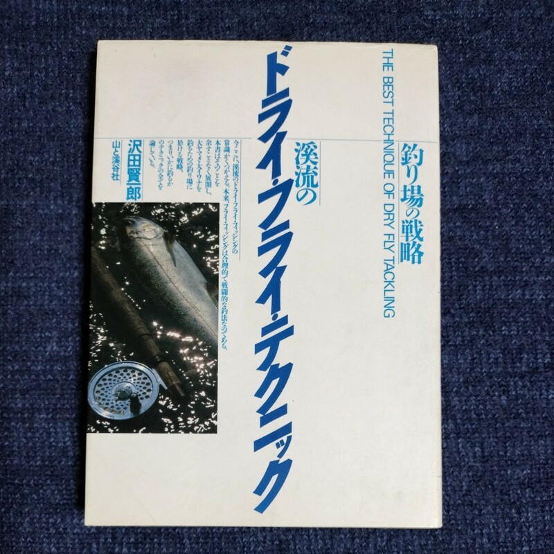 渓流のドライ・フライ・テクニック　釣り場の戦略　沢田賢一郎　山と渓谷社　1992年第5刷