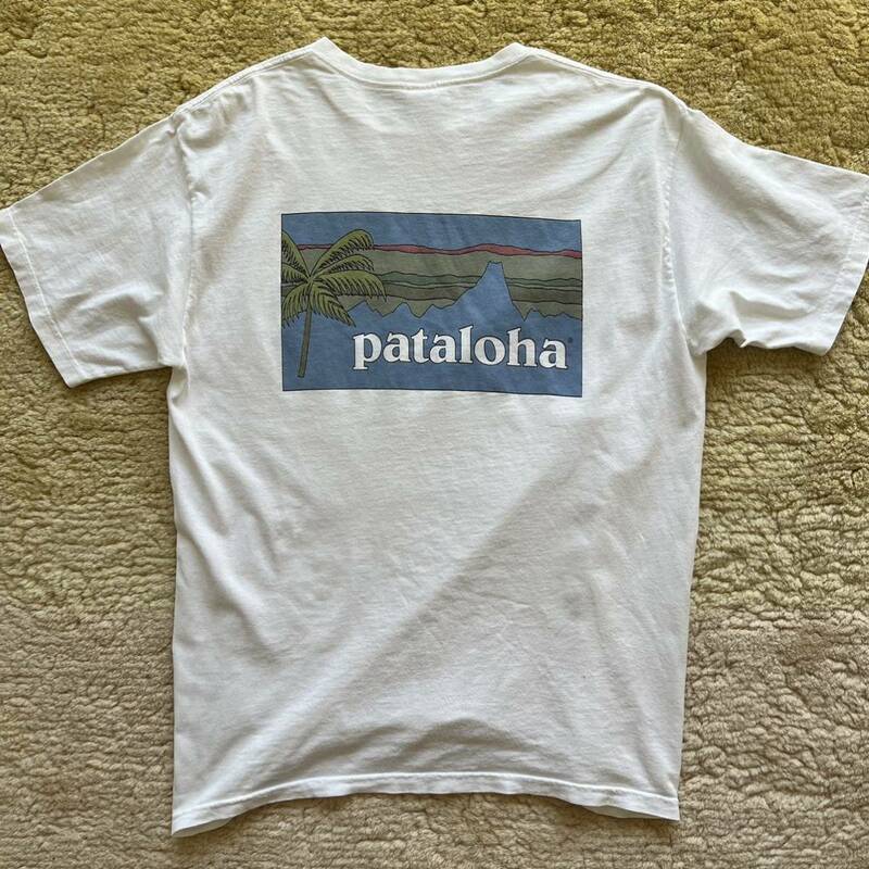 90's patagonia パタゴニア オーガニックコットン PATALOHA Tシャツ コットン アメリカ製 USA