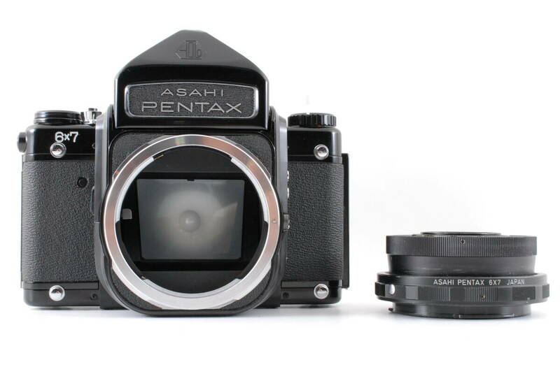 【レア 美品 保障付 動作確認済】Pentax ペンタックス 6x7 Mirror UP 中判 フィルム カメラ + Leitz Elmarit 90mm 2.8 レンズ #Q6439