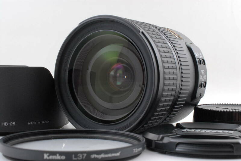 【ほぼ未使用 保障付 動作確認済】Nikon AF-S Nikkor 24-120mm 3.5-5.6 G VR ED Zoom Lens ニコン ズームレンズ 付属品付 #Q6867